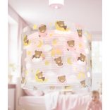 DALBER HANGING LAMP BABY TEDDY PINK 41572MS