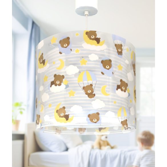 DALBER HANGING LAMP BABY TEDDY BLUE 41572MT
