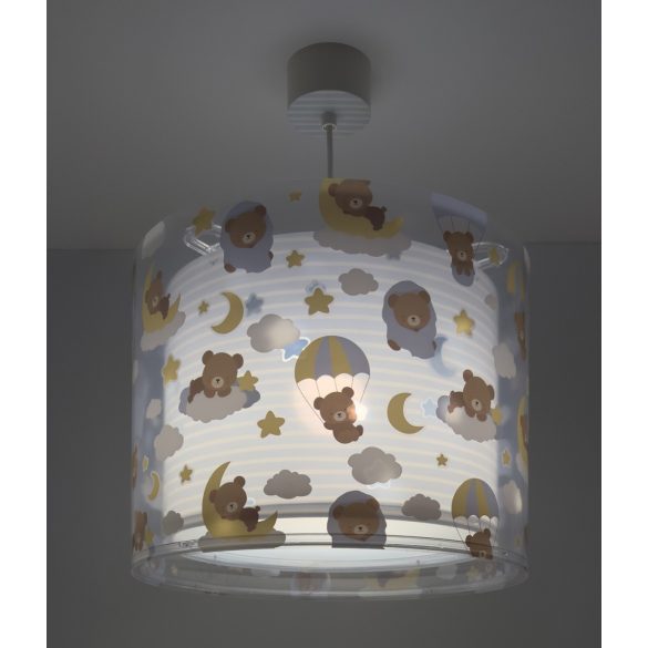 DALBER HANGING LAMP BABY TEDDY BLUE 41572MT