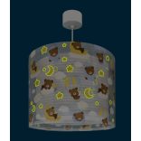 DALBER HANGING LAMP BABY TEDDY BLUE 41572MT