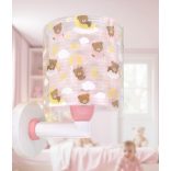DALBER WALL LAMP BABY TEDDY PINK 41579S