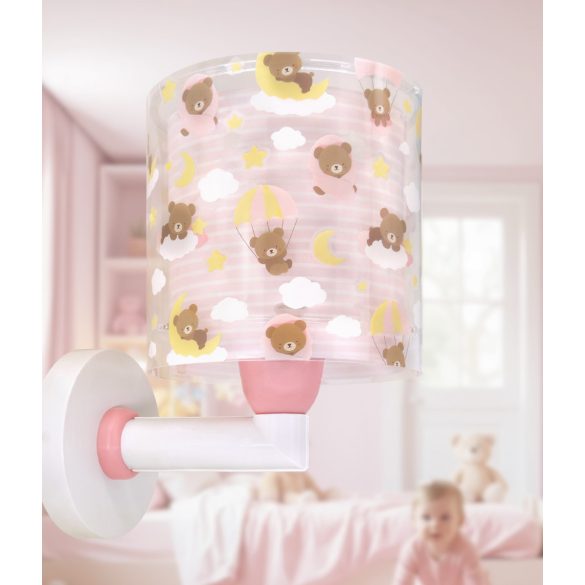 DALBER WALL LAMP BABY TEDDY PINK 41579S