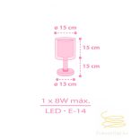DALBER TABLE LAMP UNICORNS LED 41591N