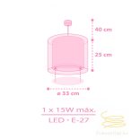 DALBER HANGING LAMP UNICORNS 41592M