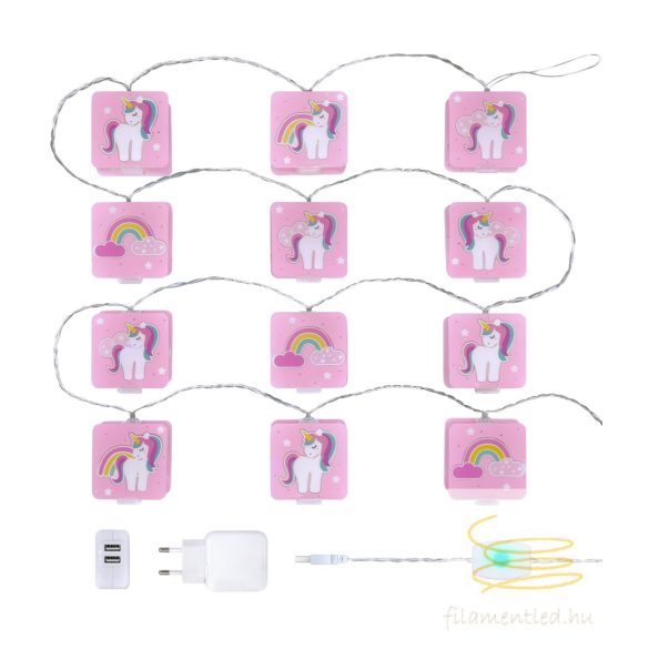 DALBER NIGHTLIGHT GARLAND UNICORNS 41595
