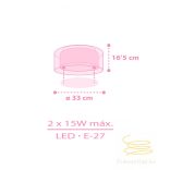 DALBER CEILING LAMP UNICORNS 41596M