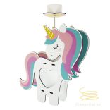 DALBER HANGING LAMP UNICORNS MDF 41597