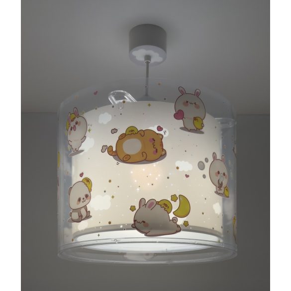 DALBER HANGING LAMP KAWAII FRIENDS GREY 41762ME