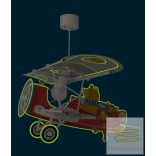 DALBER HANGING LAMP LITTLE PLANE TEDDY 54572