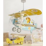 DALBER HANGING LAMP LITTLE PLANE LION 54602