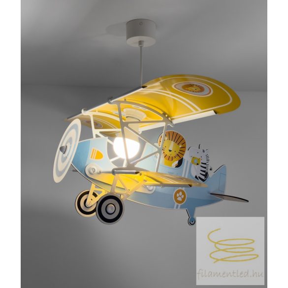 DALBER HANGING LAMP LITTLE PLANE LION 54602