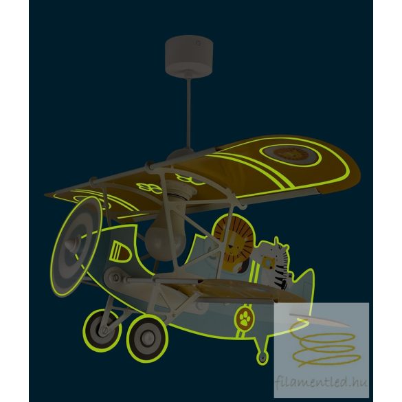 DALBER HANGING LAMP LITTLE PLANE LION 54602