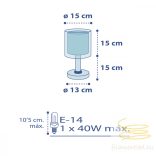 DALBER TABLE LAMP POLICE LED 60611N