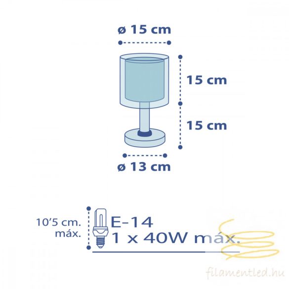 DALBER TABLE LAMP POLICE LED 60611N