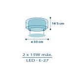 DALBER CEILING LAMP POLICE 60616M