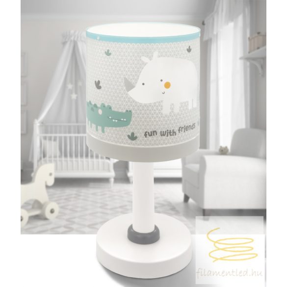 DALBER TABLE LAMP RHINO & CROCO 60621N