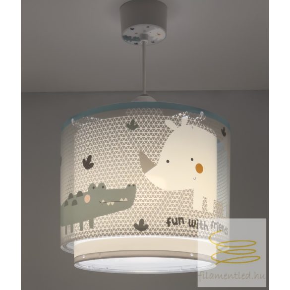 DALBER HANGING LAMP RHINO & CROCO 60622