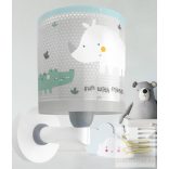 DALBER WALL LAMP RHINO & CROCO 60629