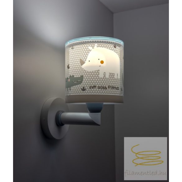 DALBER WALL LAMP RHINO & CROCO 60629