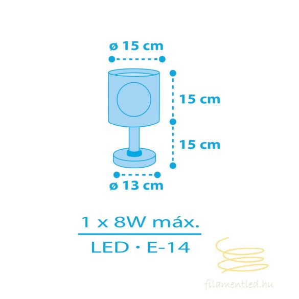 DALBER TABLE LAMP PIRATE ISLAND 60651N