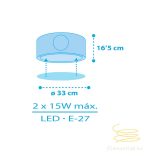 DALBER CEILING LAMP PIRATE ISLAND 60656M