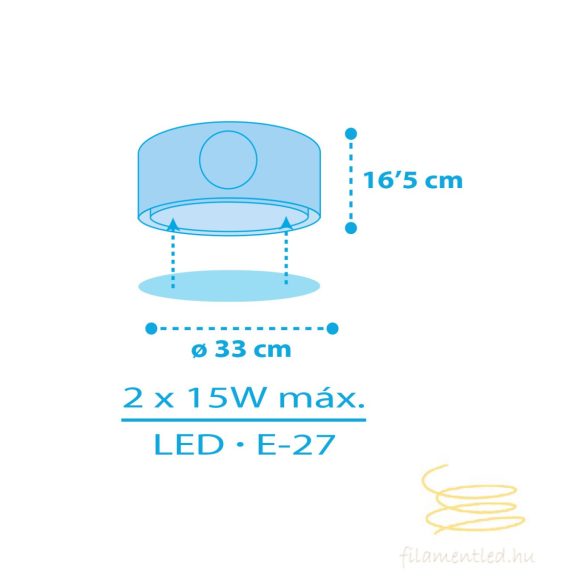 DALBER CEILING LAMP PIRATE ISLAND 60656