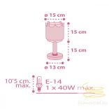 DALBER TABLE LAMP LITTLE QUEEN 61101N