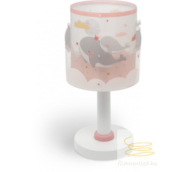 DALBER TABLE LAMP WHALE DREAMS PINK 61171S