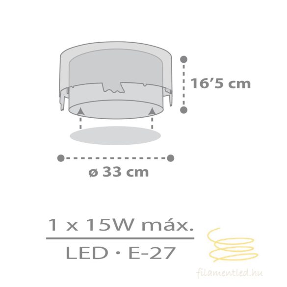 DALBER CEILING LAMP LOVING DEER 61276M