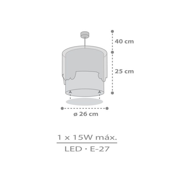DALBER HANGING LAMP BABY TRAVEL 61682M