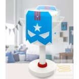 DALBER TABLE LAMP BLUE HERO 61811N