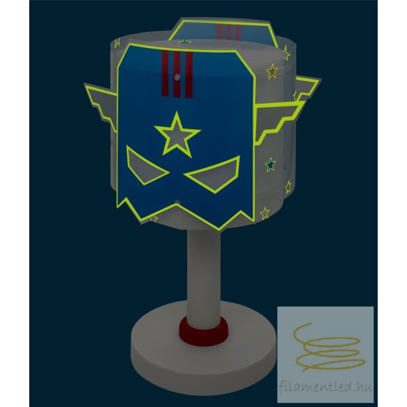 DALBER TABLE LAMP BLUE HERO 61811N