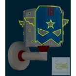 DALBER WALL LAMP BLUE HERO 61819