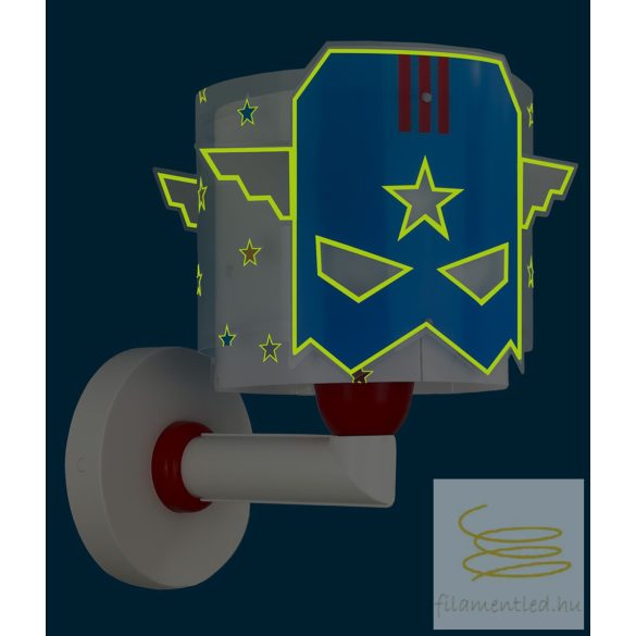 DALBER WALL LAMP BLUE HERO 61819