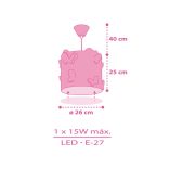 DALBER HANGING LAMP BUTTERFLY 62142M