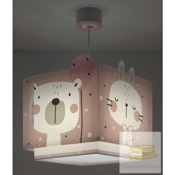 DALBER H. LAMP BABY JUNGLE PINK 63112MS