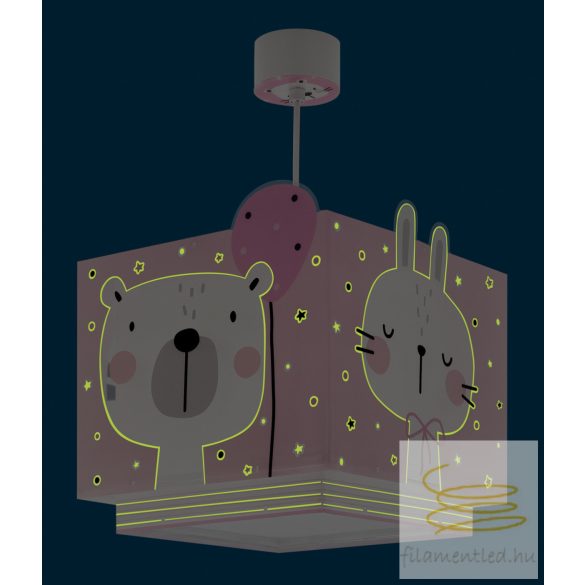 DALBER H. LAMP BABY JUNGLE PINK 63112MS