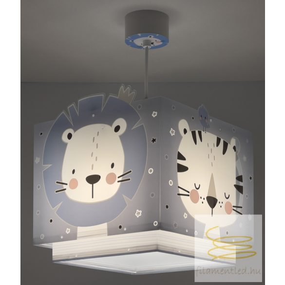 DALBER H. LAMP BABY JUNGLE BLUE 63112MT