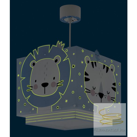 DALBER H. LAMP BABY JUNGLE BLUE 63112MT