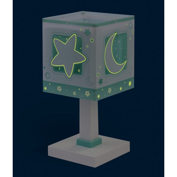 DALBER TABLE LAMP MOONLIGHT GREEN 63231H