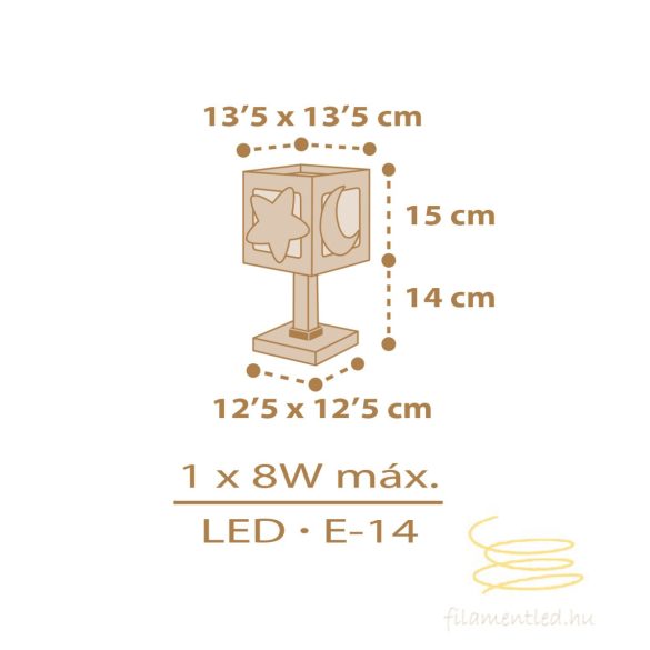 DALBER TABLE LAMP MOONLIGHT BEIGE 63231NB