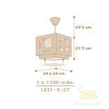 DALBER HANGING LAMP MOONLIGHT BEIGE 63232B