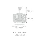 DALBER H. LAMP MOONLIGHT GREY 63232ME