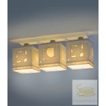 DALBER 3L. CEILING LAMP MOONLIGHT GREY 63233NE