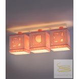 DALBER 3L. CEILING LAMP MOONLIGHT PINK 63233NS