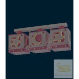 DALBER 3L. CEILING LAMP MOONLIGHT PINK 63233NS