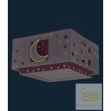 DALBER CEILING LAMP MOONLIGHT PINK 63236S