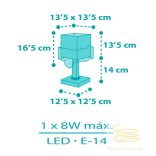 DALBER TABLE LAMP HAPPY JUNGLE LED 63311N