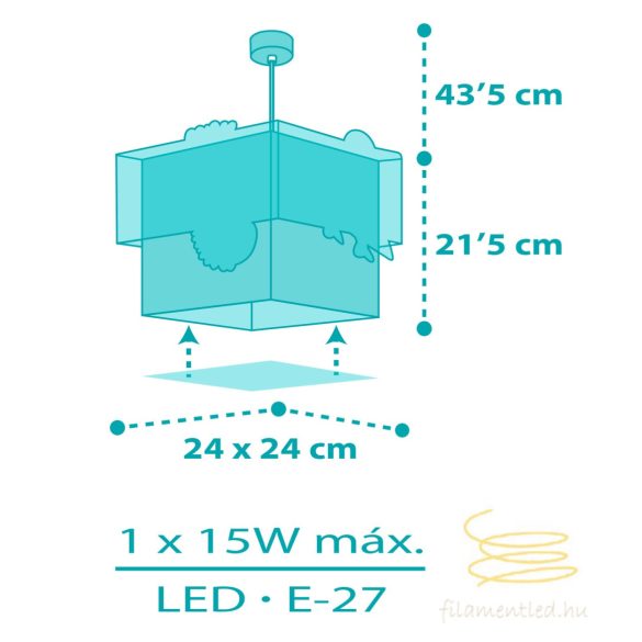 DALBER HANGING LAMP HAPPY JUNGLE 63312M