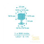 DALBER TABLE LAMP ROCKET LED 63351N